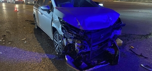 Bursa'da kavşakta feci kaza: 1 ağır yaralı