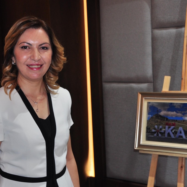 Üniversiteli Pınar, Kars'ı tanıtan rölyef sergisinin gelirini lösemili çocu...