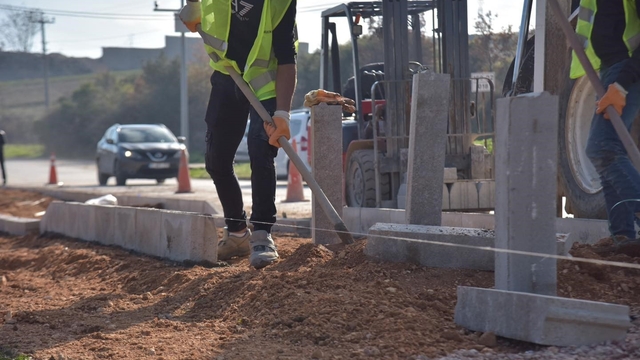 Bilecik'te yıllardır beklenen kaldırım çalışması tamamlandı