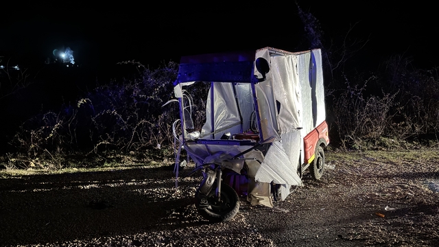 Bolu'da arazi aracı ile çarpışan 3 tekerlekli elektrikli aracın sürücüsü yaralandı