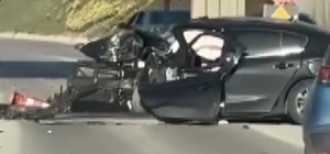 TEM'de otomobil, gişenin beton bariyerine çarptı; anne ile oğlu öldü