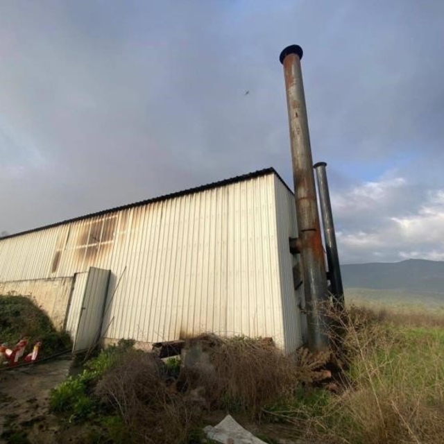 Tavuk çiftliğinde çıkan yangın korkuttu