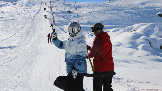 Hakkari'deki Mergabütan Kayak Merkezi'nde sezon açıldı