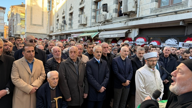 Bakan Uraloğlu, cenaze törenine katıldı