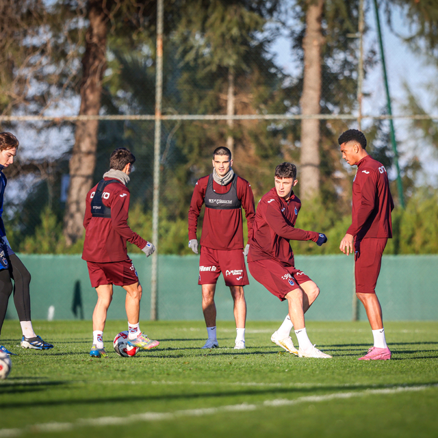 Trabzonspor'da Gençlerbirliği hazırlıkları sürdü