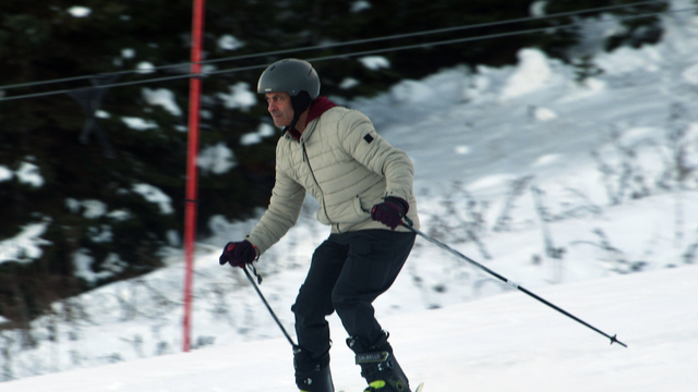 Ilgaz Dağı Kayak Merkezi'nde kızakla kaymak isteyenler sezonu açtı