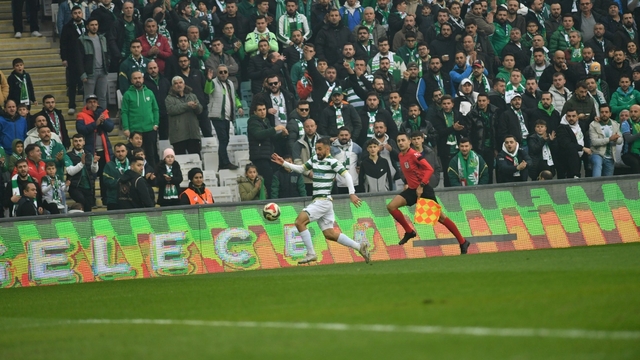 Bursaspor sahasında Aliağa FK ile golsüz berabere kaldı