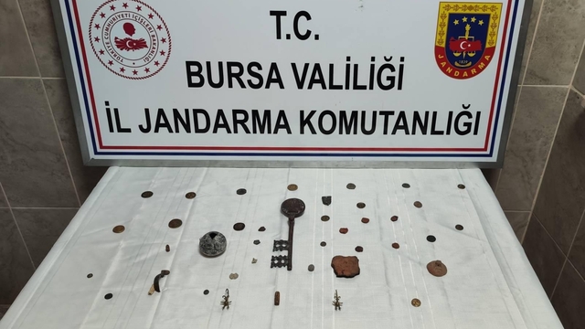 Bursa'da tarihi eser operasyonunda bir zanlı yakalandı