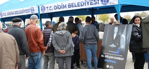 Didim'de merhume başkan Durbay için lokma hayrı düzenlendi