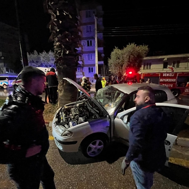 Yağışın neden olduğu kaza ucuz atlatıldı