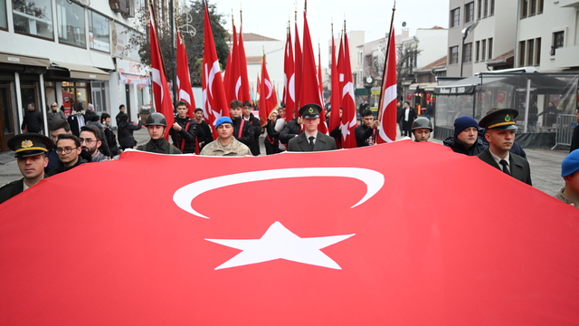 Gazi Mustafa Kemal Atatürk'ün Edirne'ye gelişinin 95. yılı törenlerle kutlandı