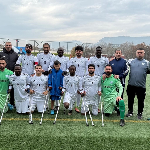 Şahinbey Amputeden farklı galibiyet 11-0