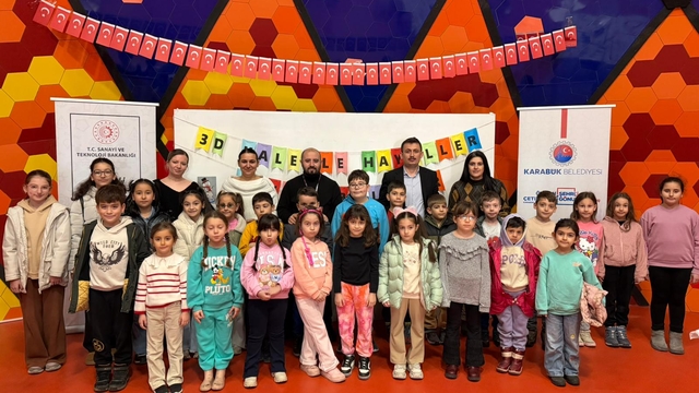 Karabük'te çocuklar için atölye etkinliği düzenlendi