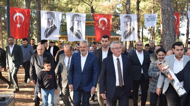 İskenderun'a nefes olacak 15 bin metrekarelik Orman Parkı'nın açılışı gerçekleştirildi