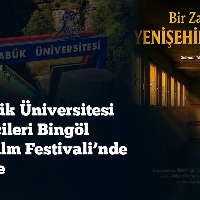 KBÜ öğrencileri Bingöl Kısa Film Festivali'nde finale kaldı