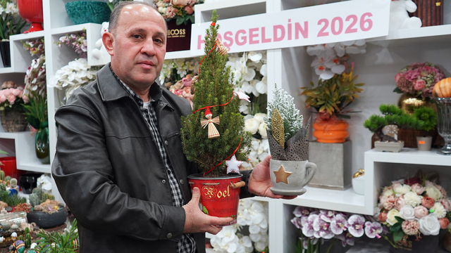 Yeni yıl sepetleri 3 bin liradan, canlı çamlar 1200 liradan alıcı buluyor