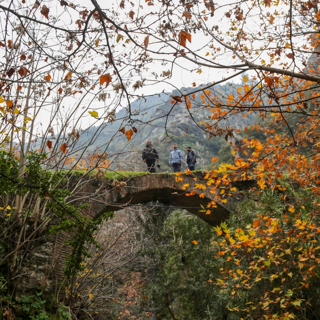 Çaybaşı Deresinde kartpostallık görüntüler