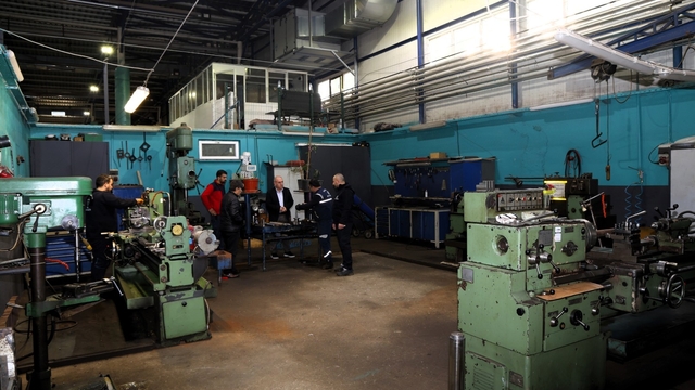 Sanayi tesisi değil belediye atölyesi
Büyükşehir'in kalbi bu atölyede atıyor