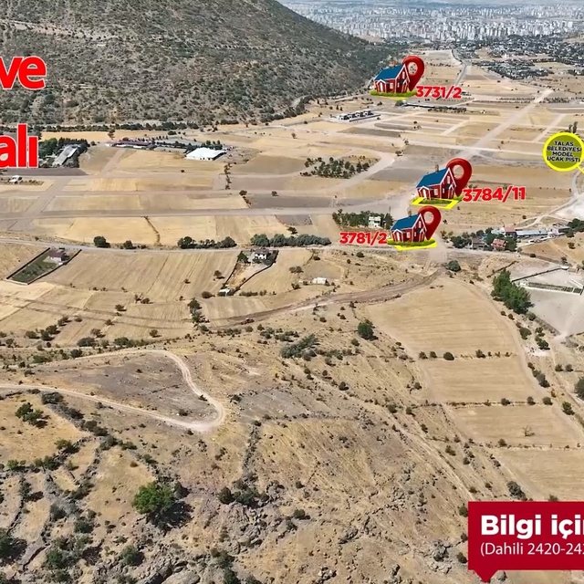 Akçakaya ve Endürlük'te 20 prestijli villa parseli satışta