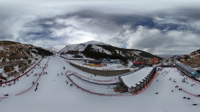 Palandöken'de kar keyfi