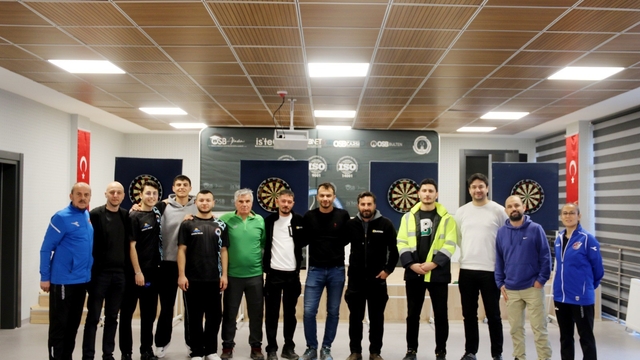 Kütahya OSB'de firmalar arası dart turnuvası heyecanı