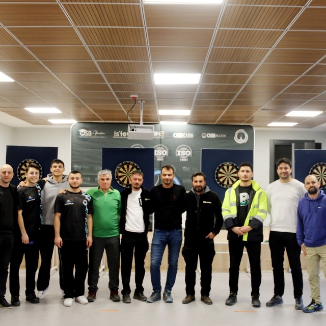 Kütahya OSB'de firmalar arası dart turnuvası heyecanı