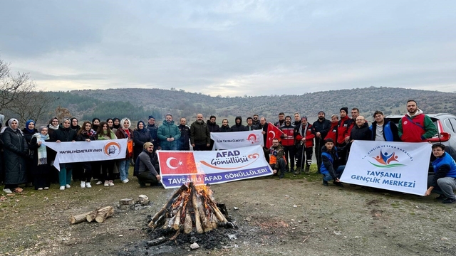 Tavşanlı'da Sarıkamış şehitleri için anlamlı vefa