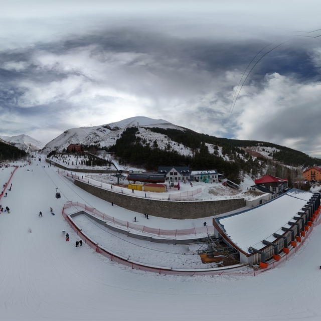 Palandöken'de kar keyfi