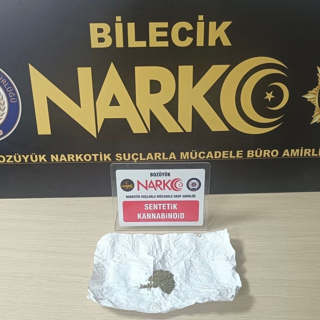 Bilecik'te uyuşturucu operasyonu: 1 gözaltı