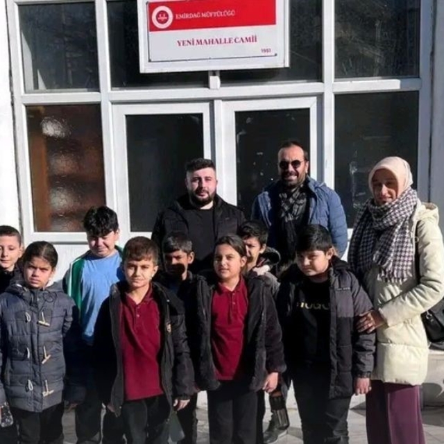 Emirdağ'da öğrencilerden cami ziyareti