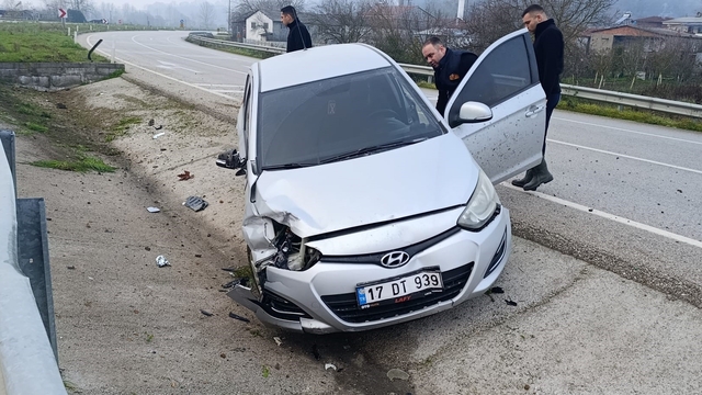 Çan'da trafik kazası: 1 yaralı