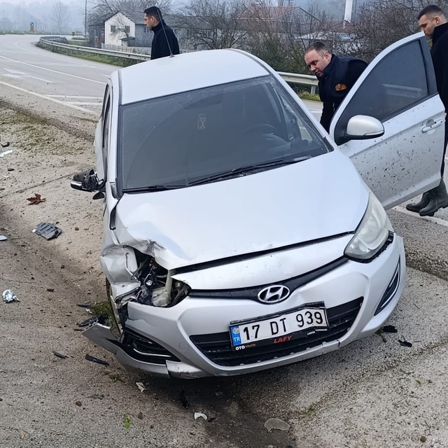 Çan'da trafik kazası: 1 yaralı