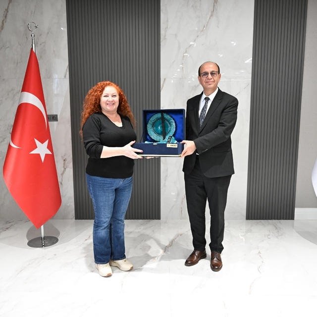 "Gençlik ve Ailem" konulu kısa film yarışması konukları, Başkan Geçit ile b...