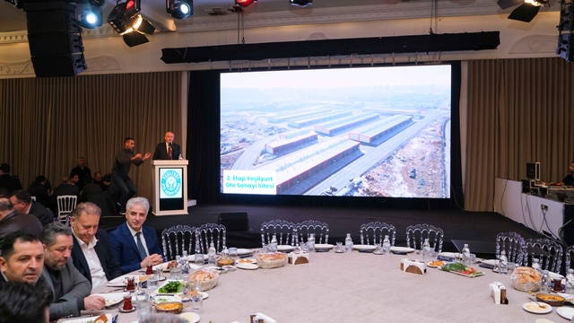 Yeşilyurt Sanayi Sitesi'nde kuralar çekildi, başkanlar yeni konut ve işyerlerine destek sözü verdi