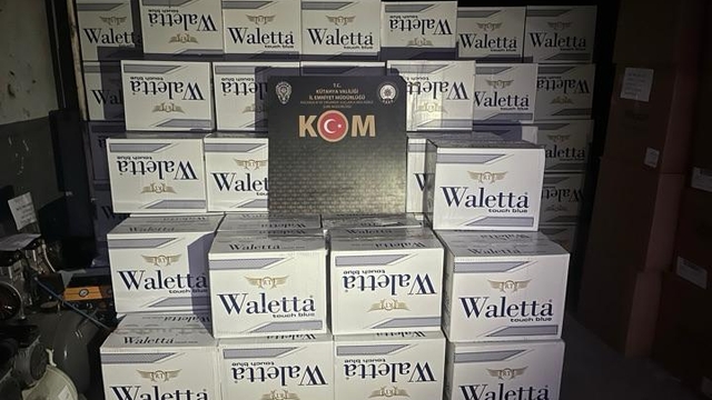 Kütahya'da 5 milyon makaron ele geçirildi