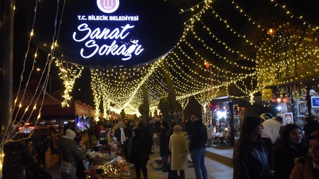 Bilecik'te Sanat Sokağına yoğun ilgi