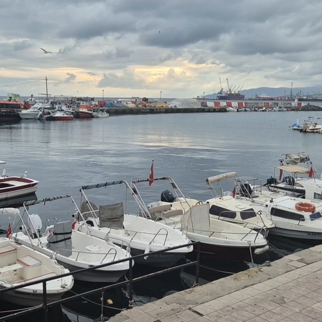 Poyraz küçük tekne balıkçılarını limana bağladı, ağlar tamire alındı