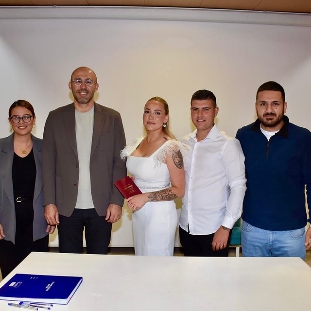 Germencik'te bir yılda 310 çift mutluluğa 'evet' dedi