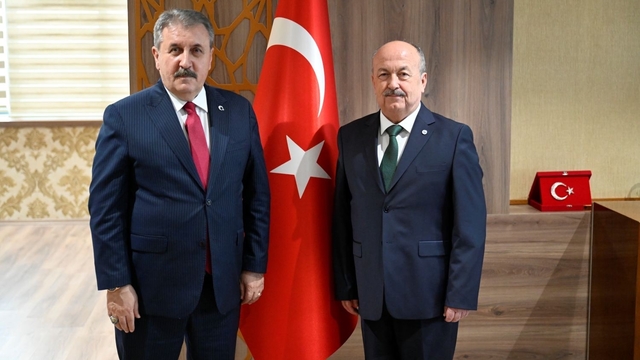 BBP Genel Başkanı Destici'den UÜ Rektörü Demir'e hayırlı olsun ziyareti