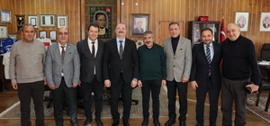 Rektör Hacımüftüoğlu, DAGC ve DGF yönetimini kabul etti