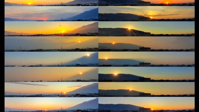 Bursa'da 1 yıllık sabır tek karede buluştu, güneşin ufuk yolculuğu görüntülendi
Bursa'da güneşin 1 yıllık ufuk yolculuğu tek karede görüntülendi