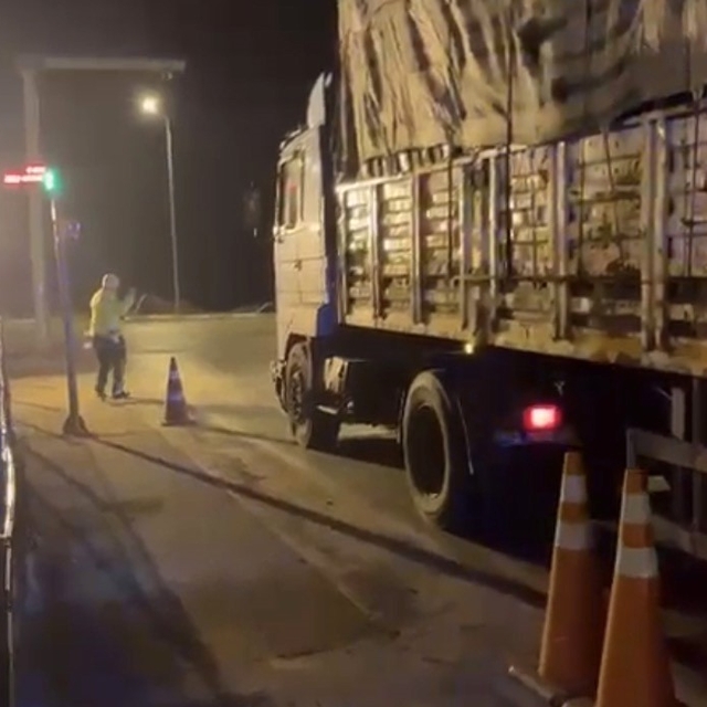 Kantara girmeyen tırlara 849 bin 679 TL ceza