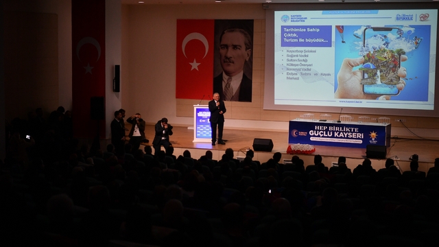 Başkan Büyükkılıç, AK Parti İl Danışma Meclisi Toplantısı'nda sunum yaptı