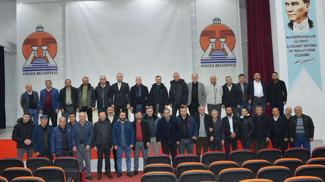 Havza SYDV Mütevelli Heyeti'ne muhtar üye seçimi yapıldı