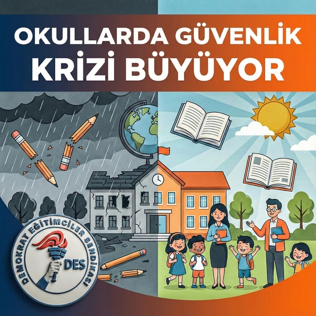 DES Genel Başkanı İshak Çelebi; "Okullar şiddet değil, bilgi yuvasıdır"