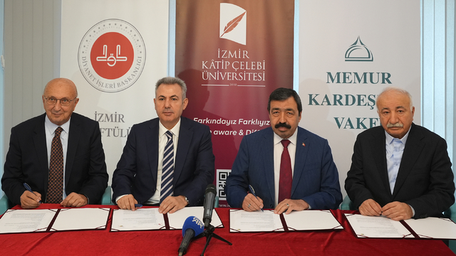İzmir Katip Çelebi Üniversitesine cami yapımı için protokol imzalandı