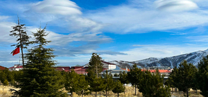 Bitlis semalarında mercek bulutları görüntülendi