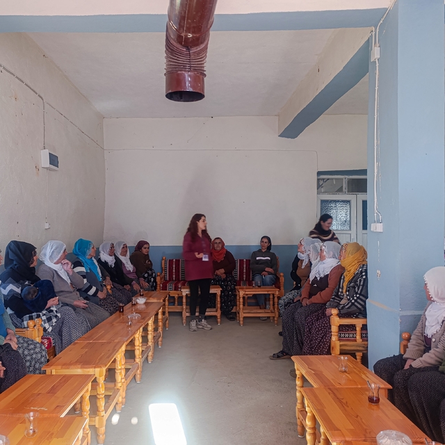 Çüngüş'te toplumsal cinsiyet eşitliği çalışması