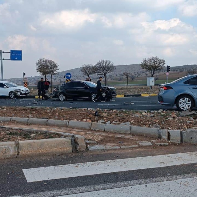 Mardin'de zincirleme trafik kazası