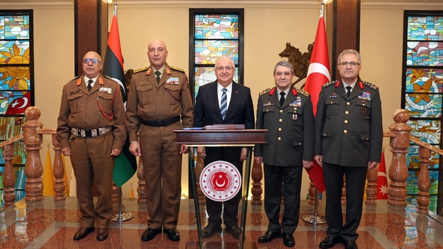 Milli Savunma Bakanı Güler, Libya Genelkurmay Başkanı Orgeneral Al-Haddad'ı kabul etti